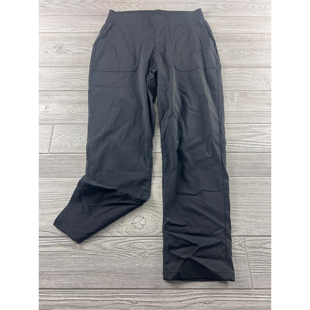 Eddie Bauer Sightscape Horizon Black Hiking Pants Womens 6 Straight Leg Stretch